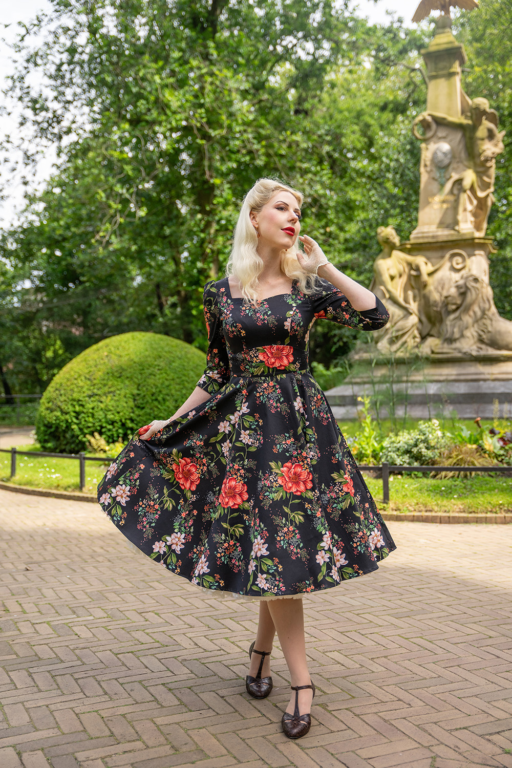 Isla Floral Swing Dress